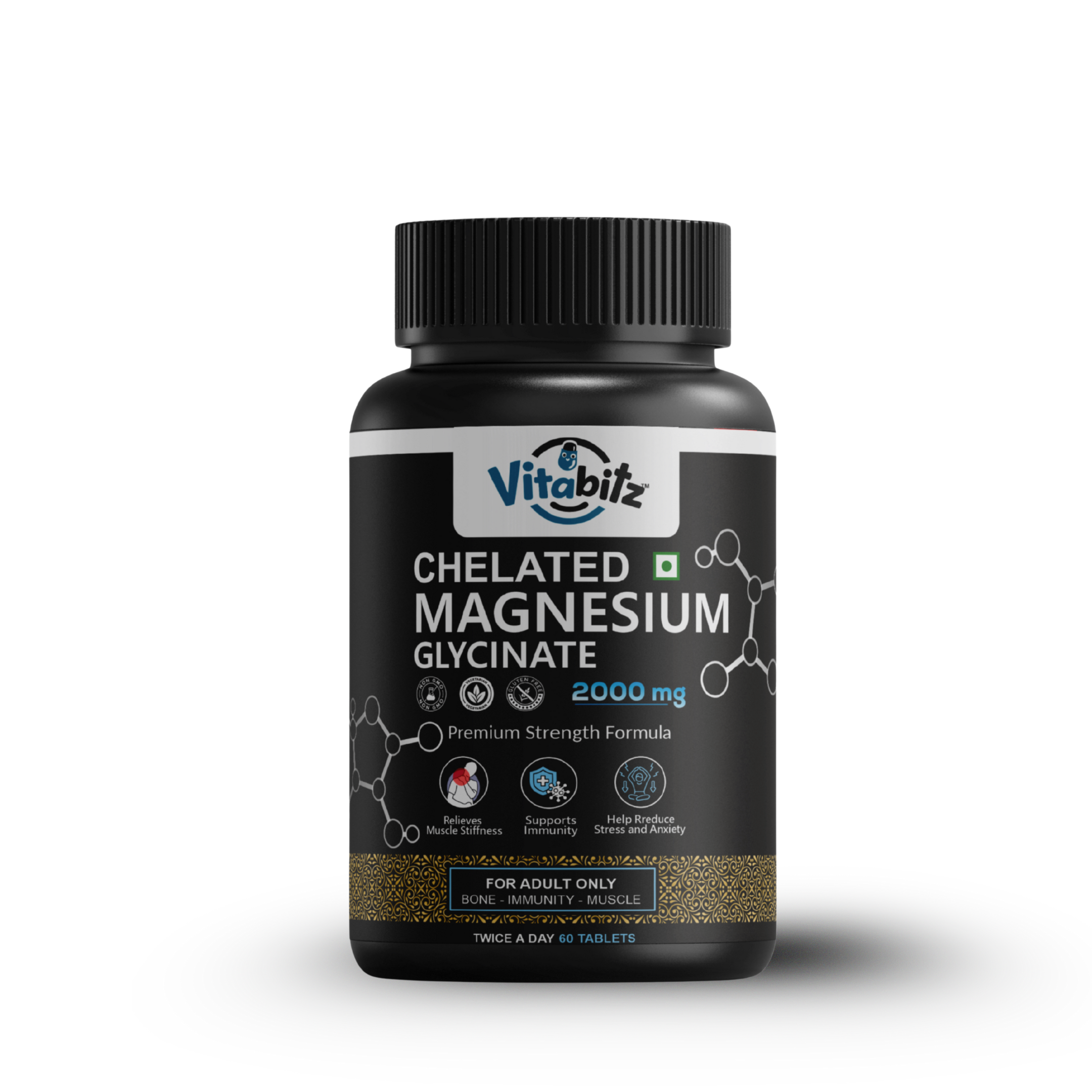 Vitabitz Magnesium Glycinate Tablets