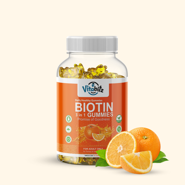 Vitabitz Biotin 3 in 1 Gummies