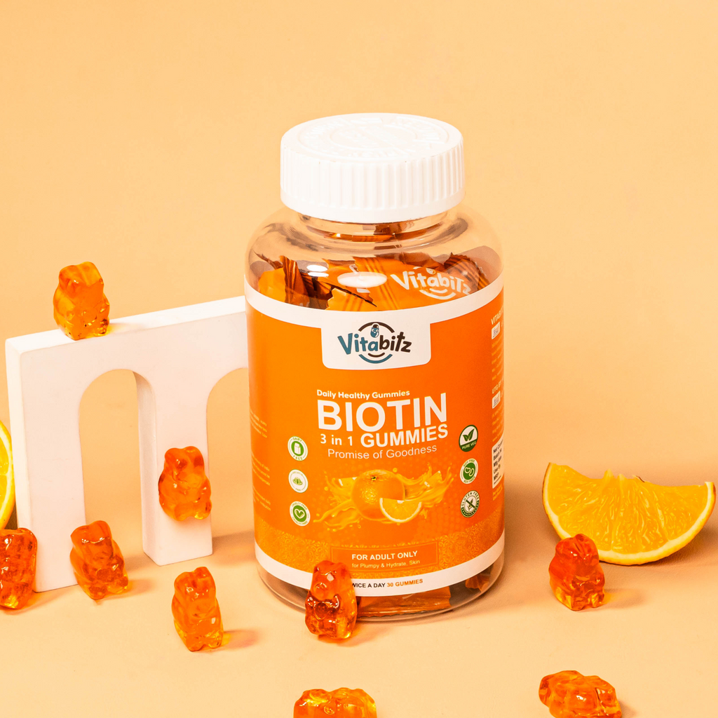 Vitabitz Biotin 3 in 1 Gummies