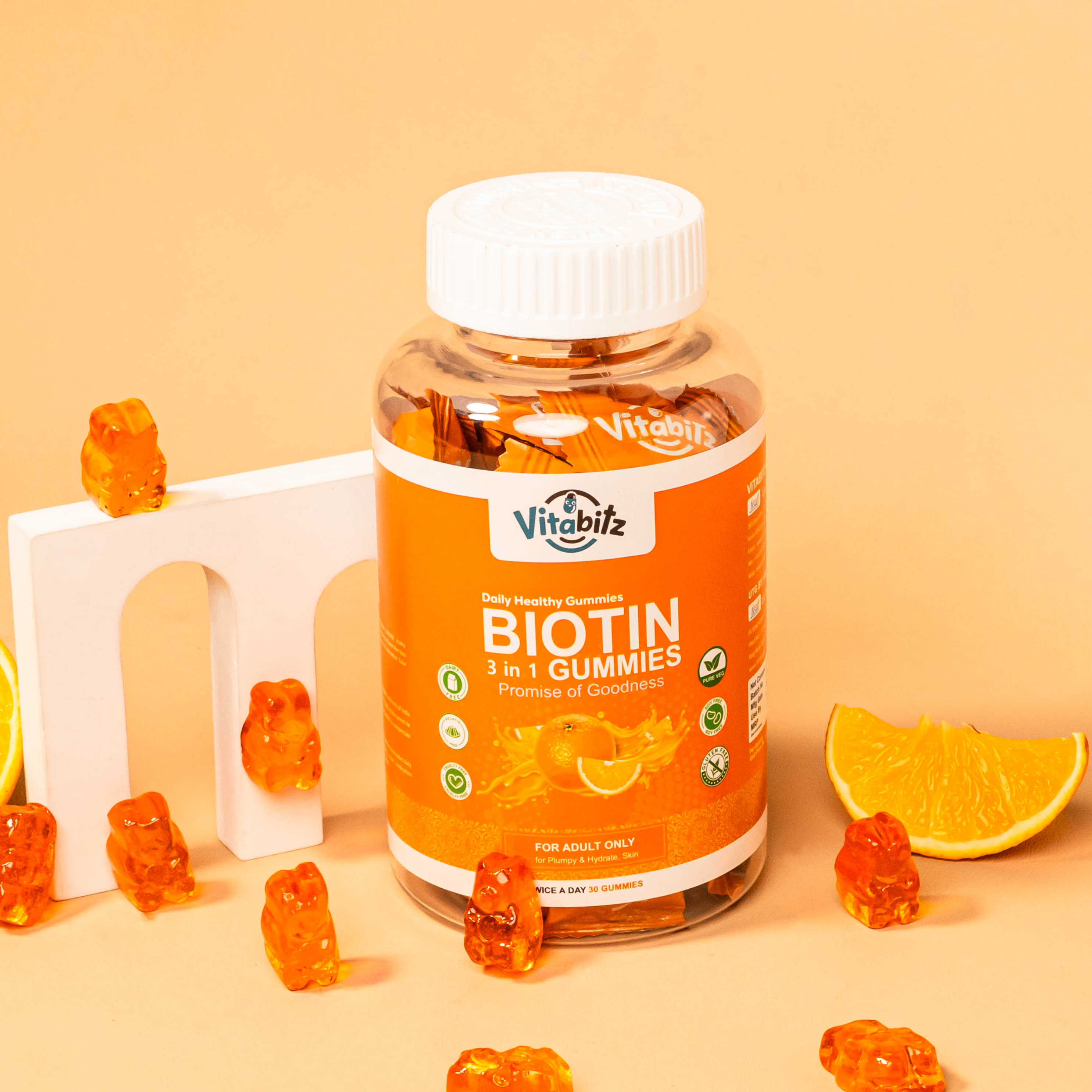 Vitabitz Biotin 3 in 1 Gummies
