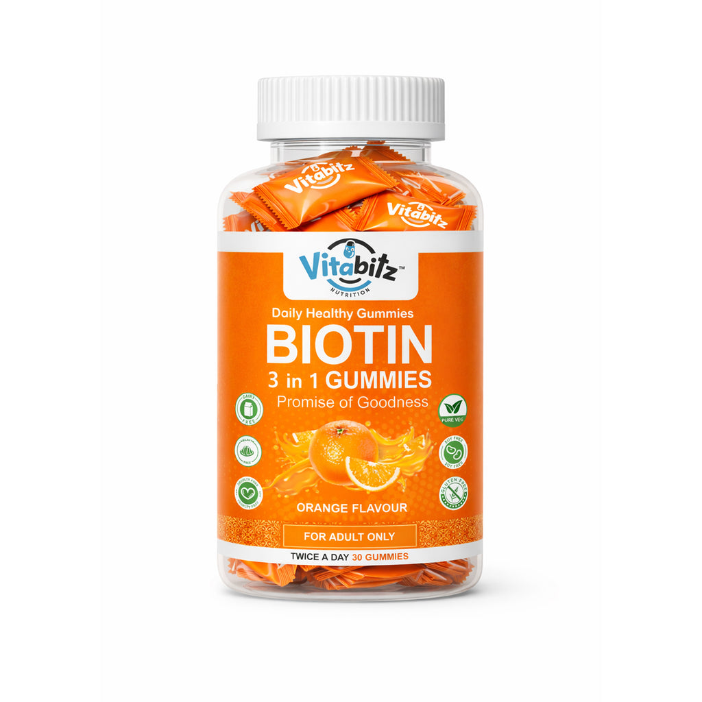 Vitabitz Biotin 3 in 1 Gummies