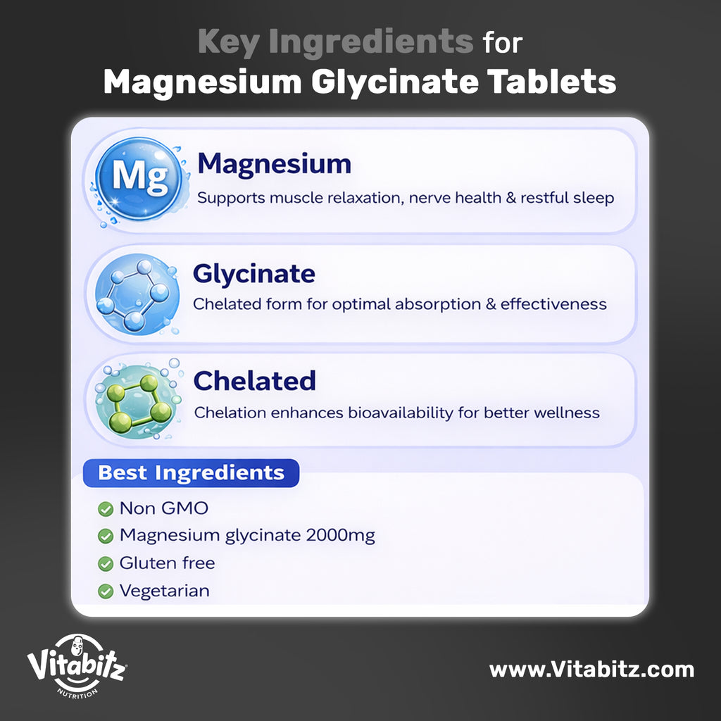 Chelated Magnesium Glycinate + 5 Melatonin Gummies