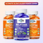 Glow + Sleep Combo (2 Biotin + 1 Melatonin)