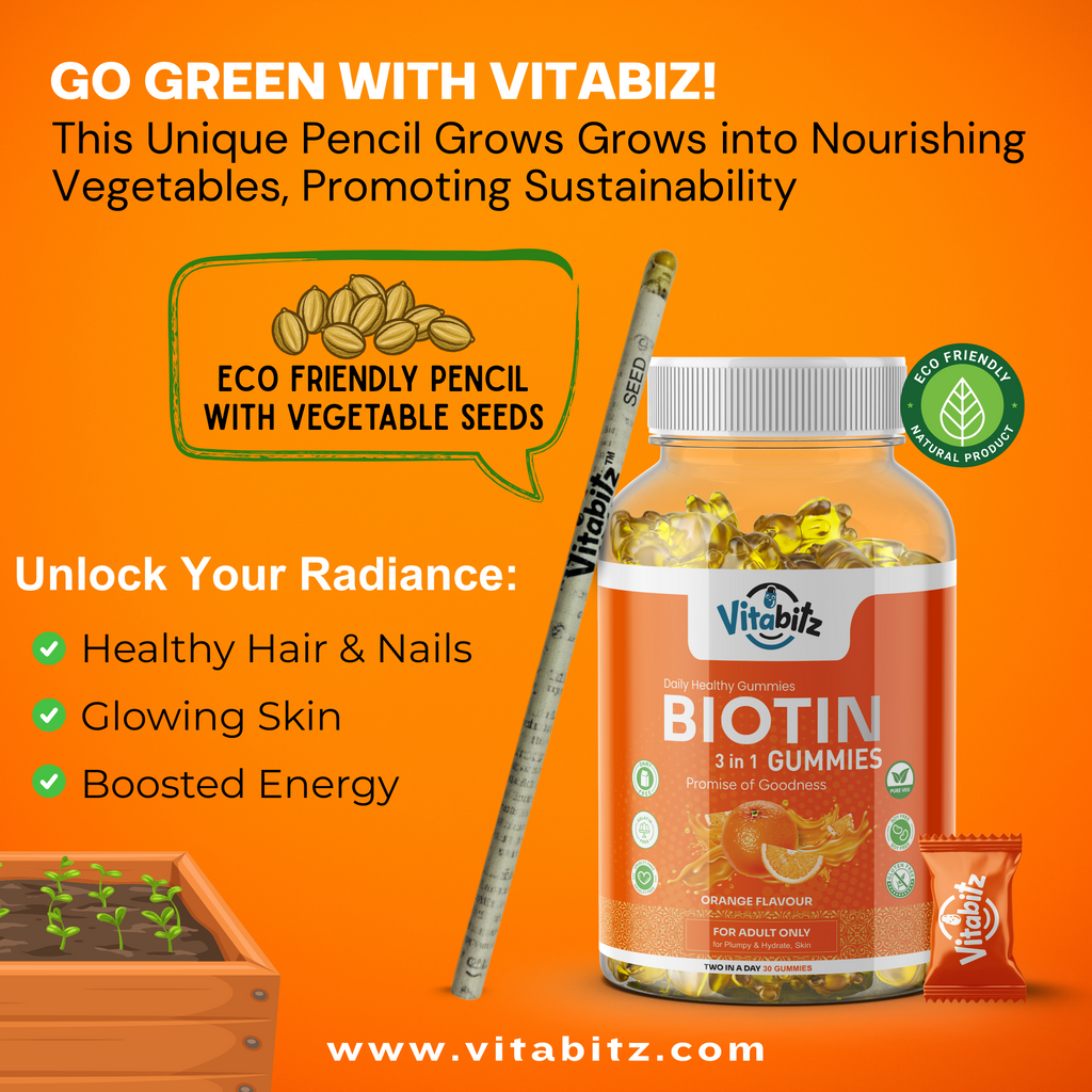 Vitabitz Biotin 3 in 1 Gummies