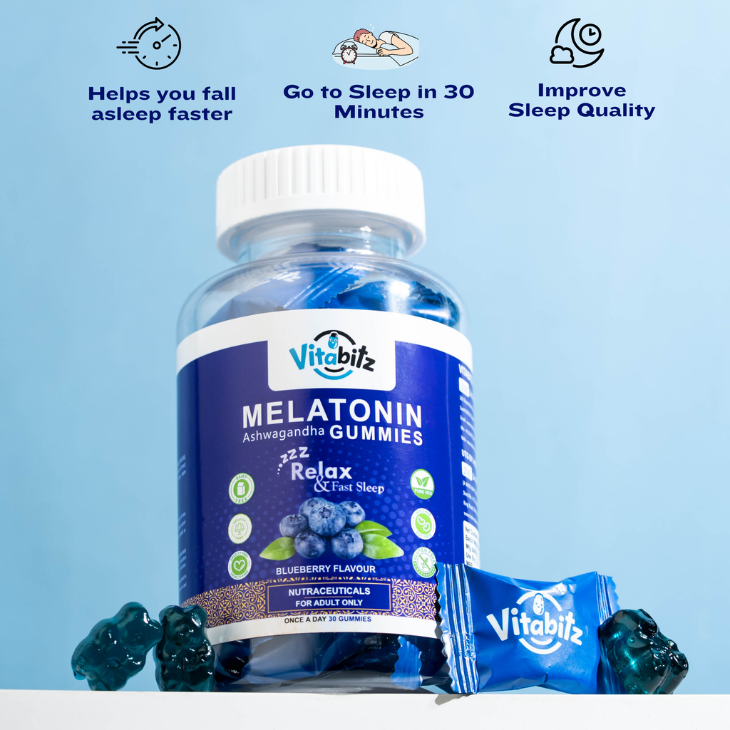 Vitabitz Melatonin Ashwagandha Gummies