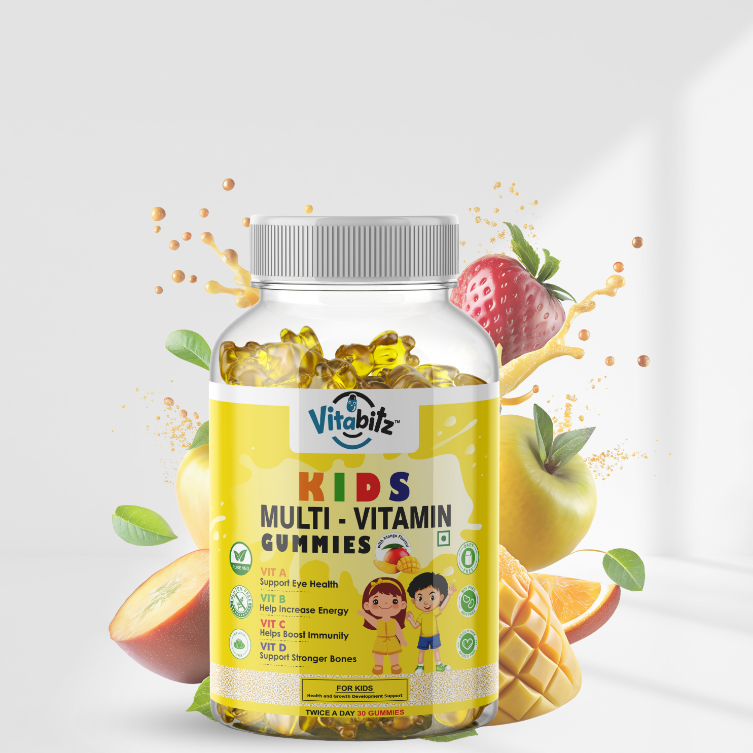 Vitabitz Kids Multivitamin Gummies